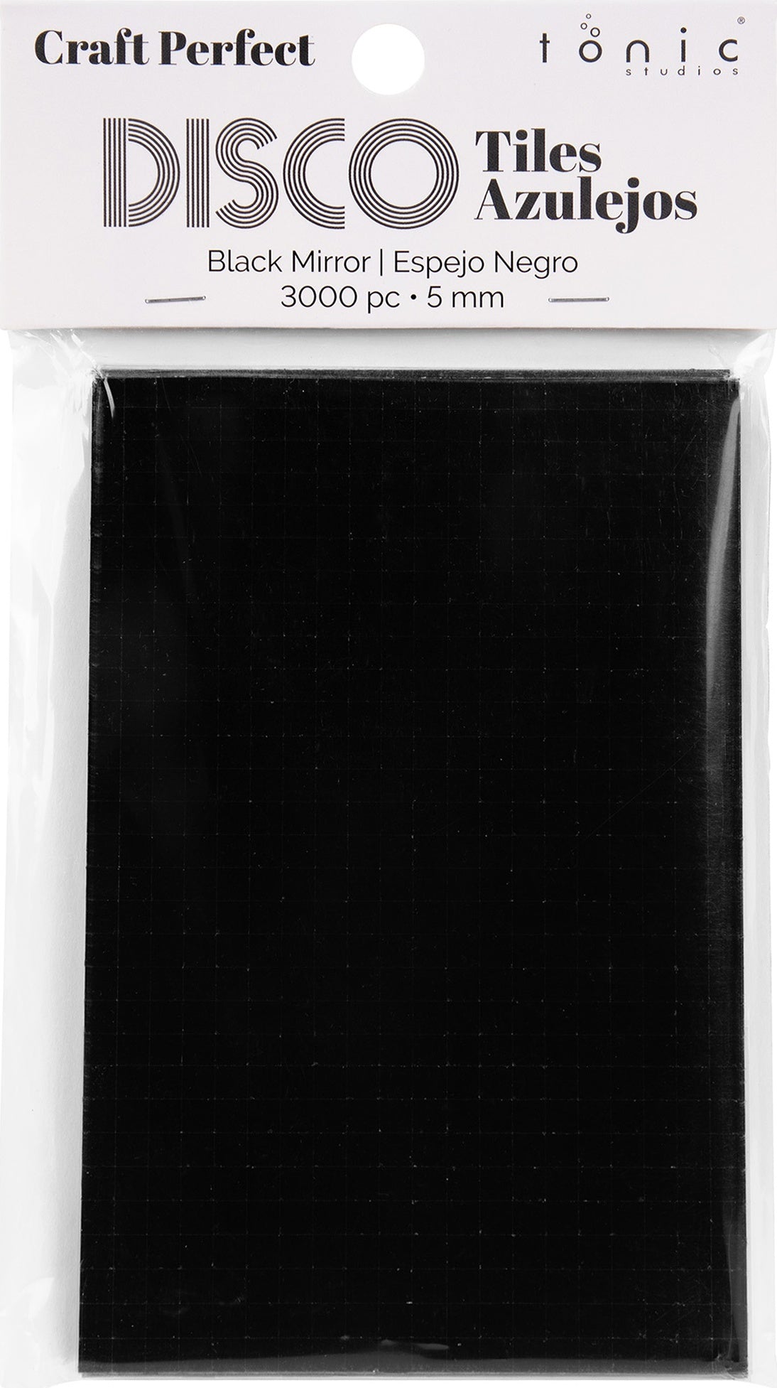 Craft Perfect Disco Tiles 5MM -Black