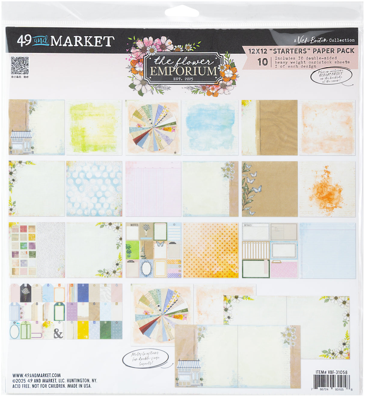 49 And Market Collection Pack 12"X12"-The Flower Emporium