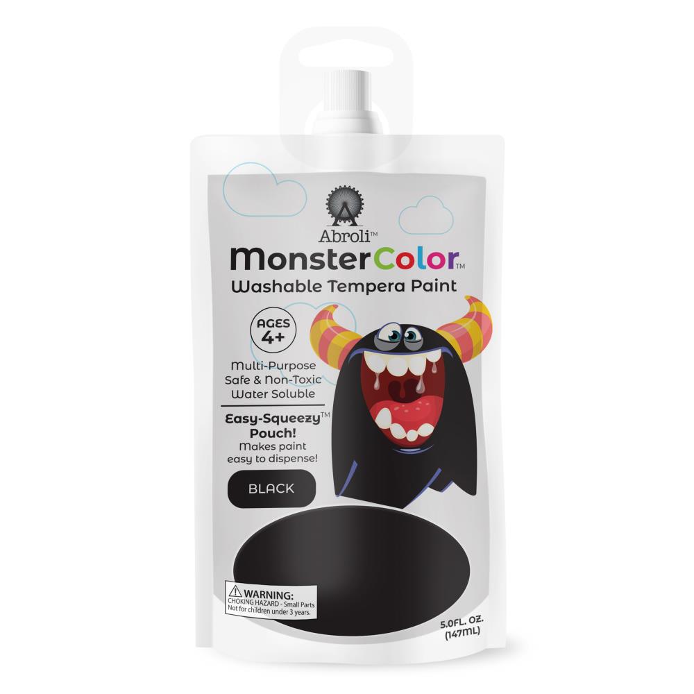 Monster Color Washable Tempera black