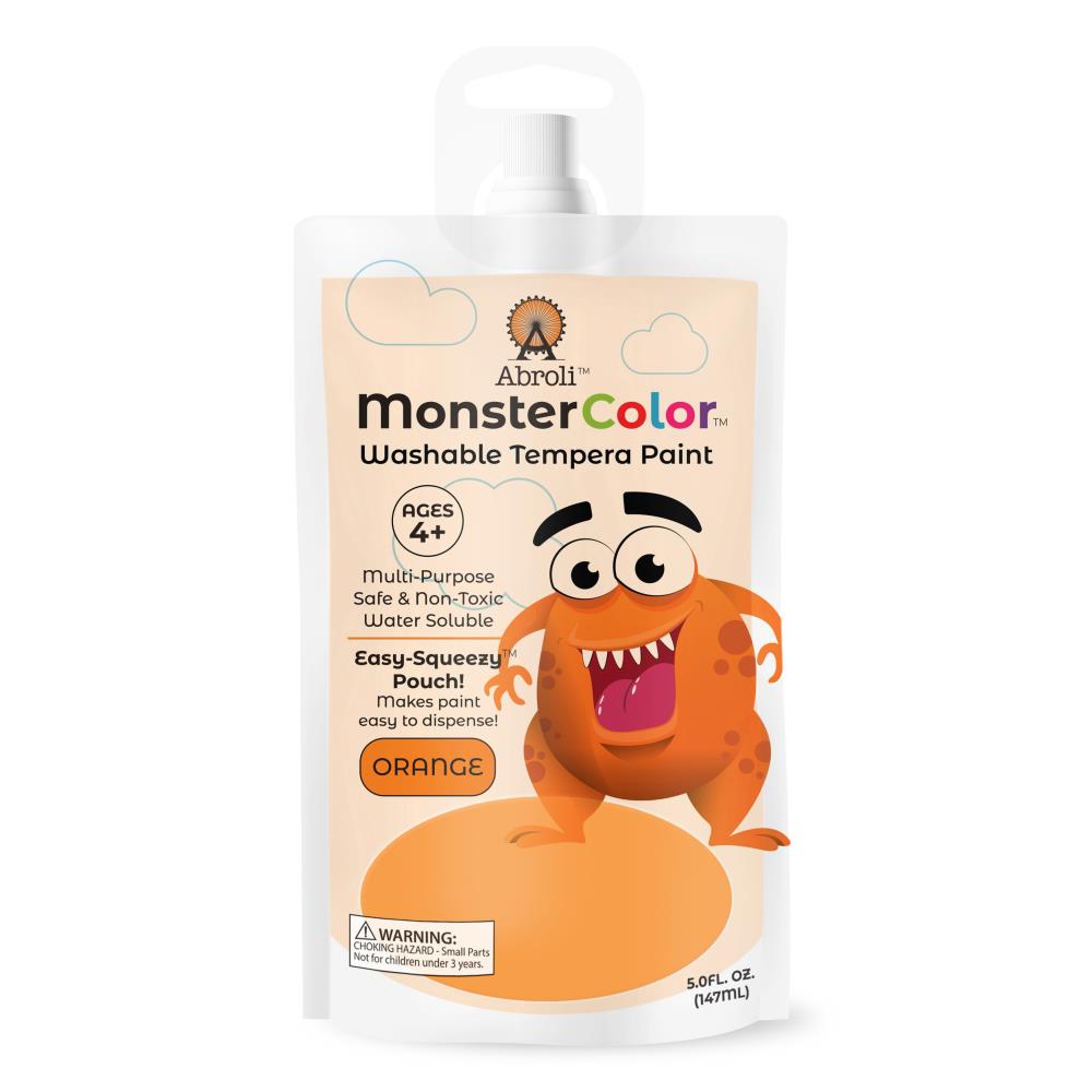 Monster Color Washable Tempera orange
