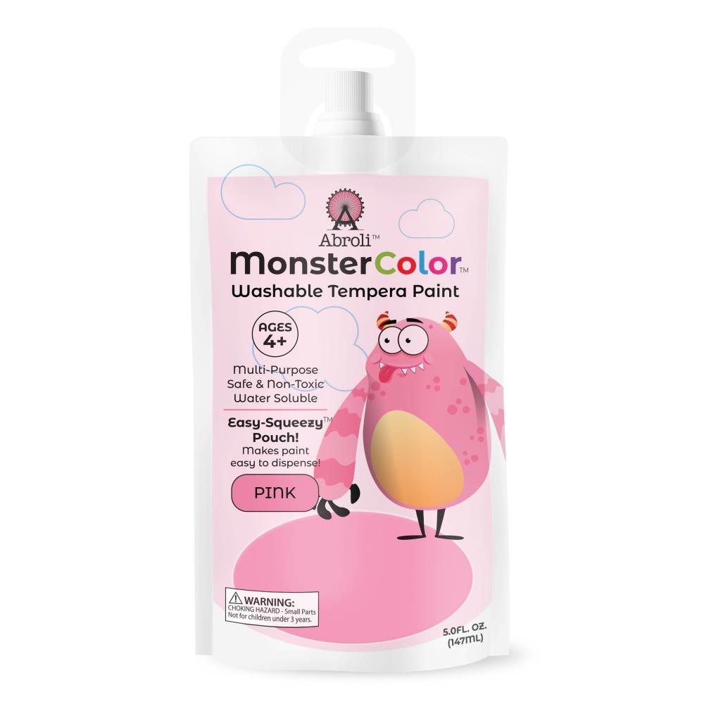 Monster Color Washable Tempera pink