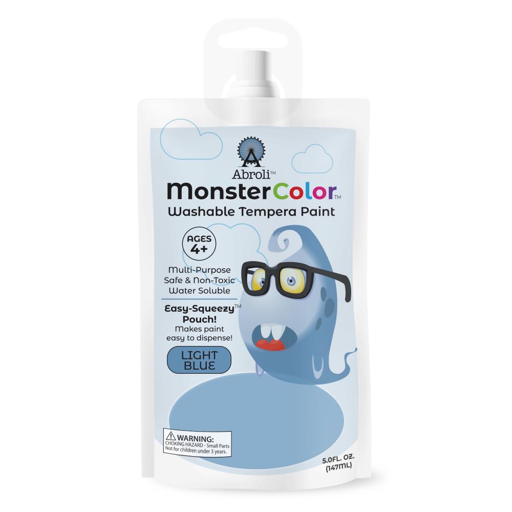 Monster Color Washable Tempera light blue