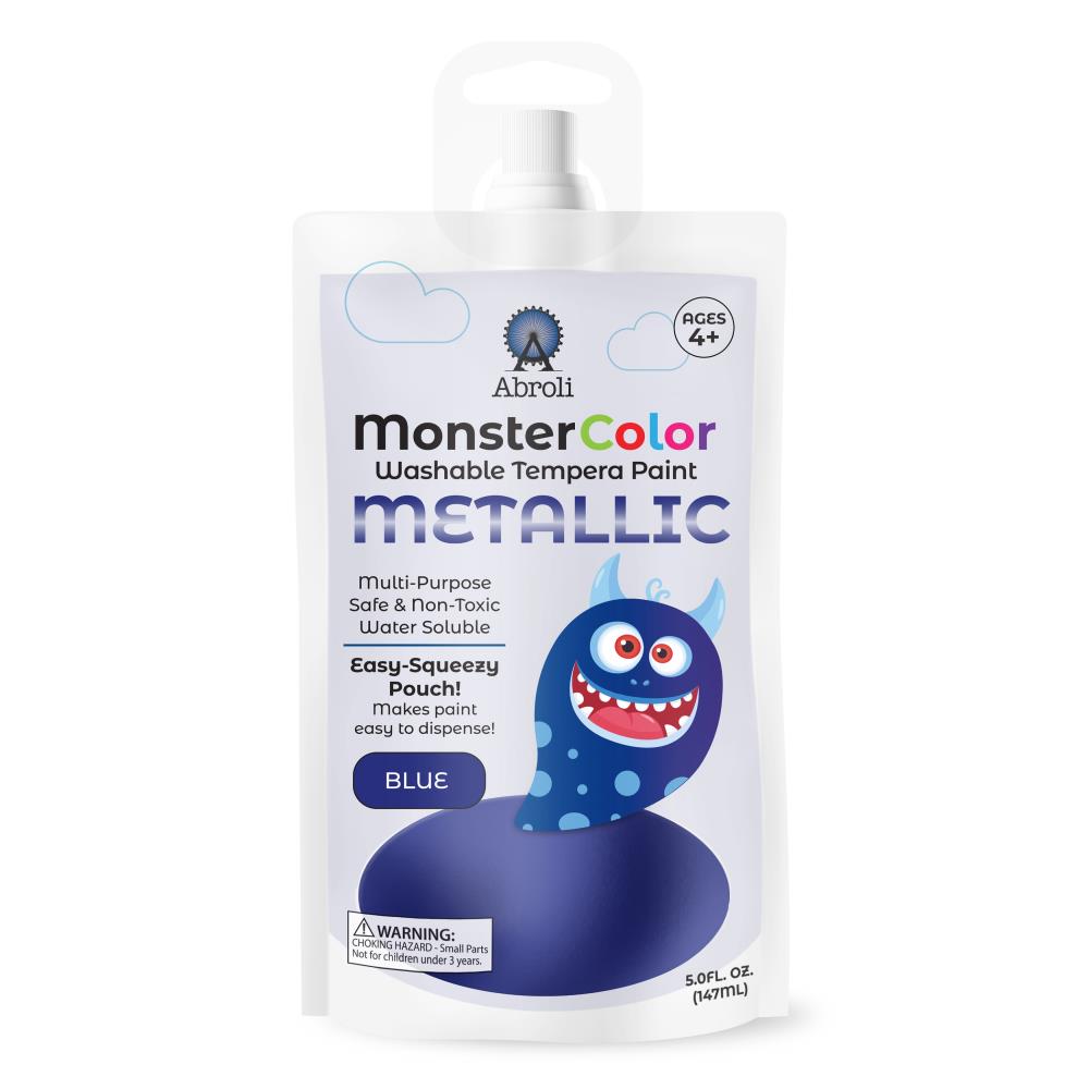 Monster Color Washable Tempera metallic blue