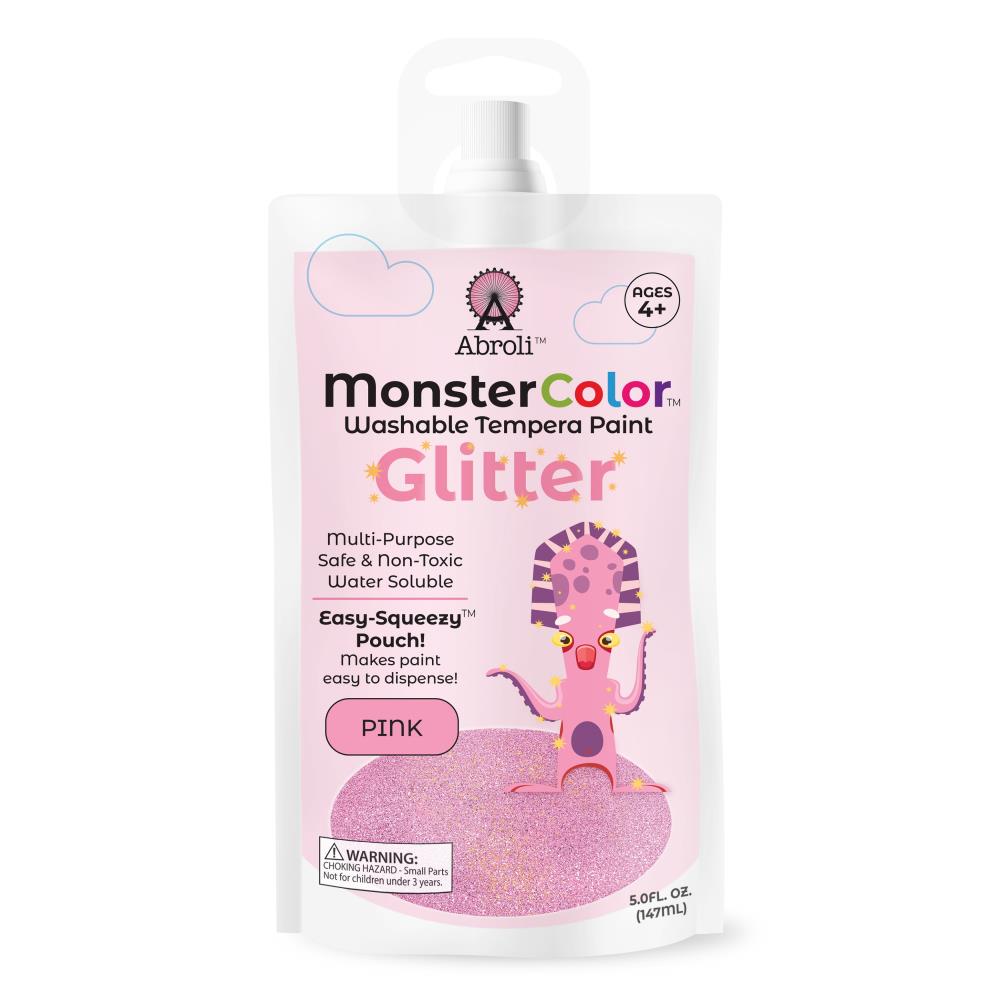 Monster Color Washable Tempera glitter pink
