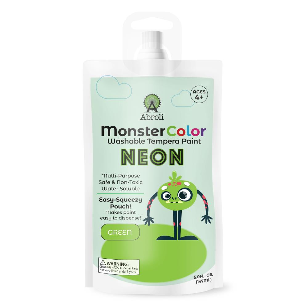 Monster Color Washable Tempera neon green