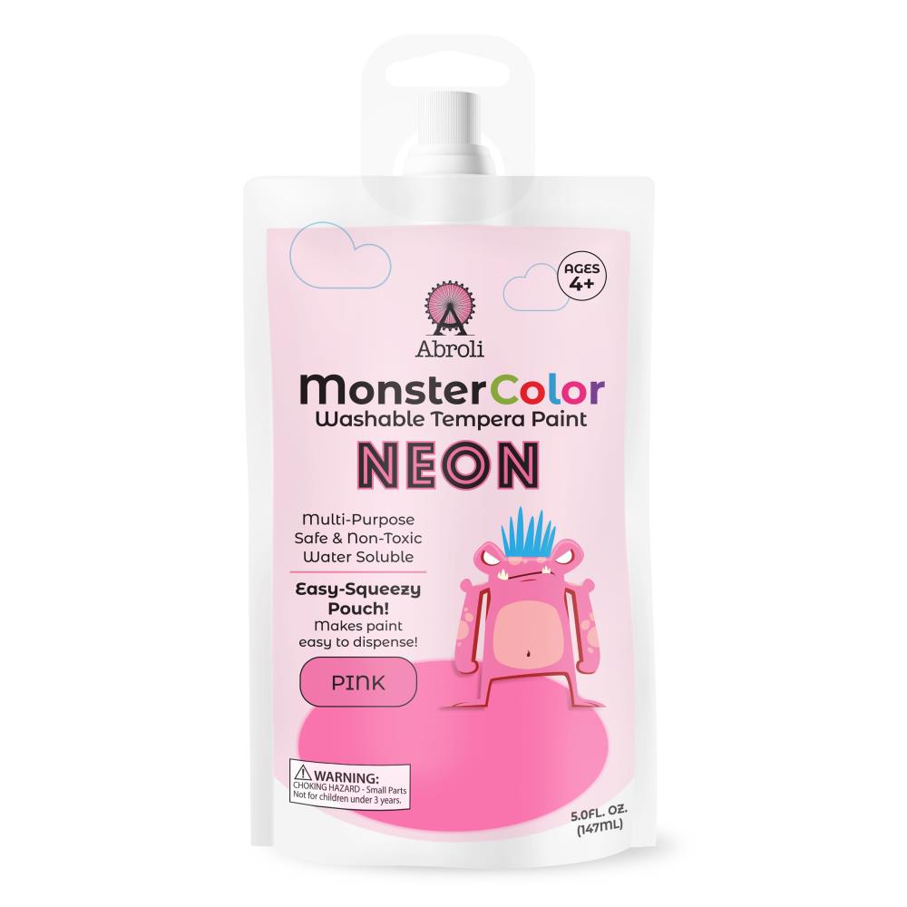 Monster Color Washable Tempera neon pink