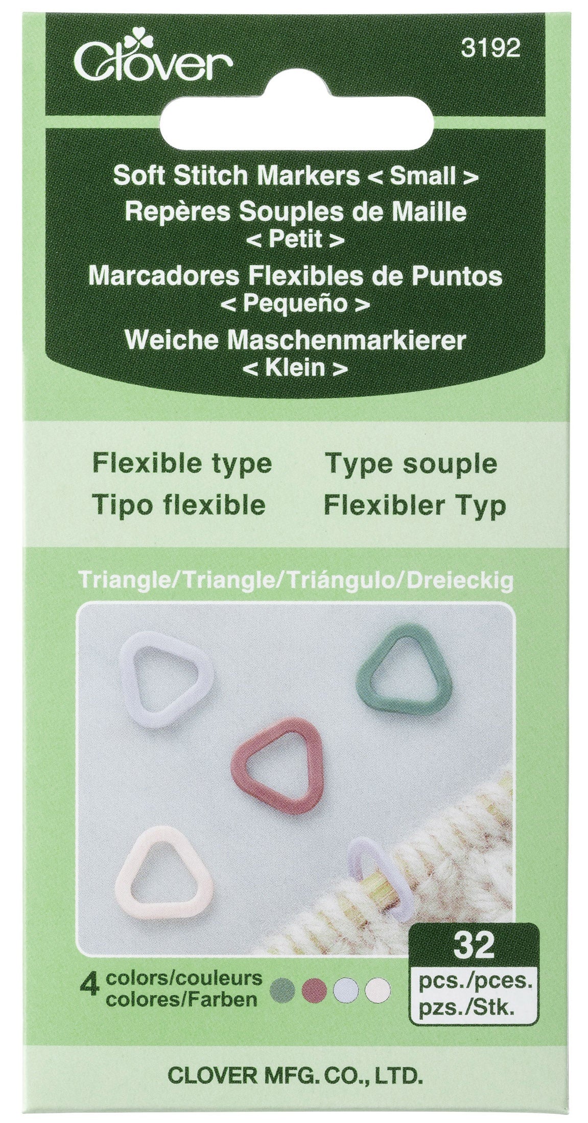 Soft Triangle Stitch Markers-Small