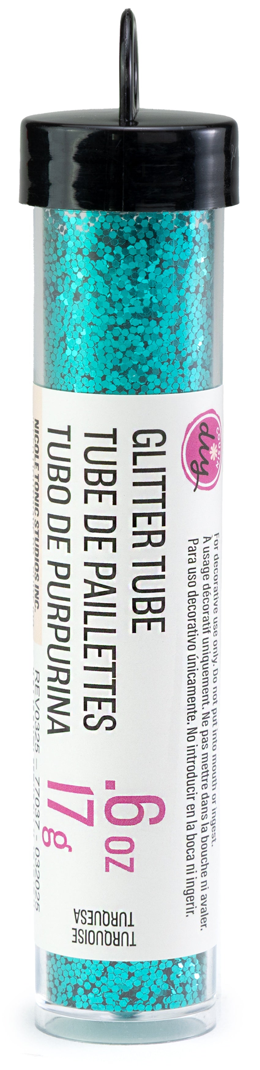 CousinDIY Glitter Tube 0.6oz (17g)-Turquoise