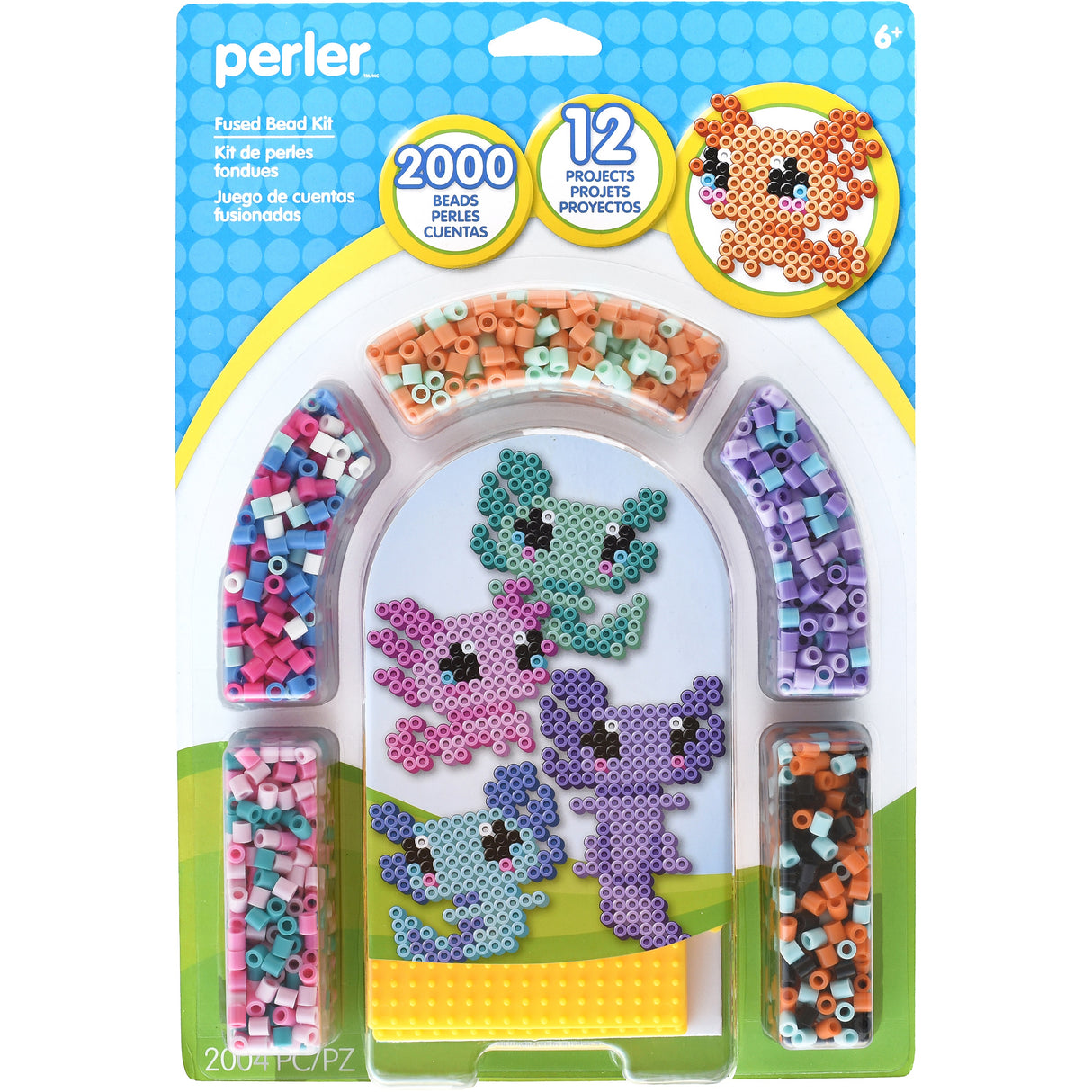 Perler Fused Bead Activity Kit-Axolotl