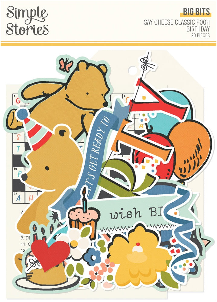 Say Cheese Classic Pooh Bits & Pieces Die-Cuts-Big