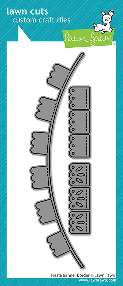 Lawn Cuts Custom Craft Die-Fiesta Banner Border