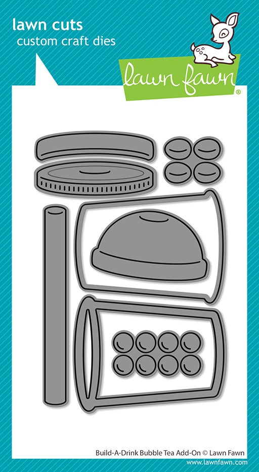 Lawn Cuts Custom Craft Die-Build-A-Drink Bubble Tea Add-On