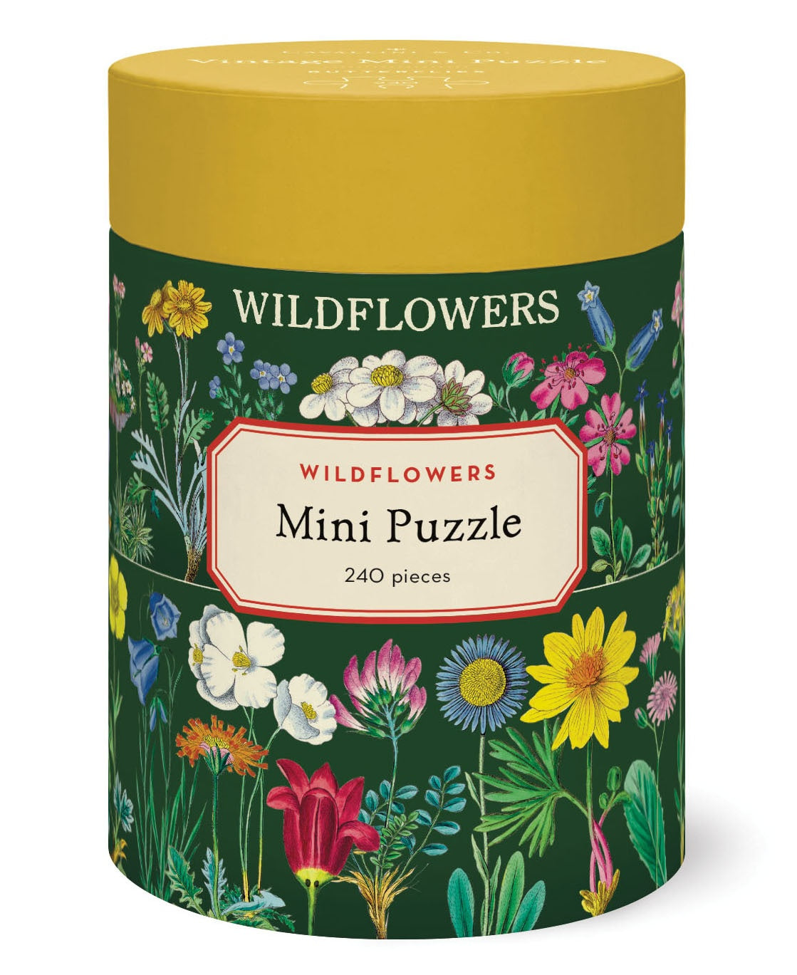 Cavallini 240 Piece Mini Puzzle-Wildflowers