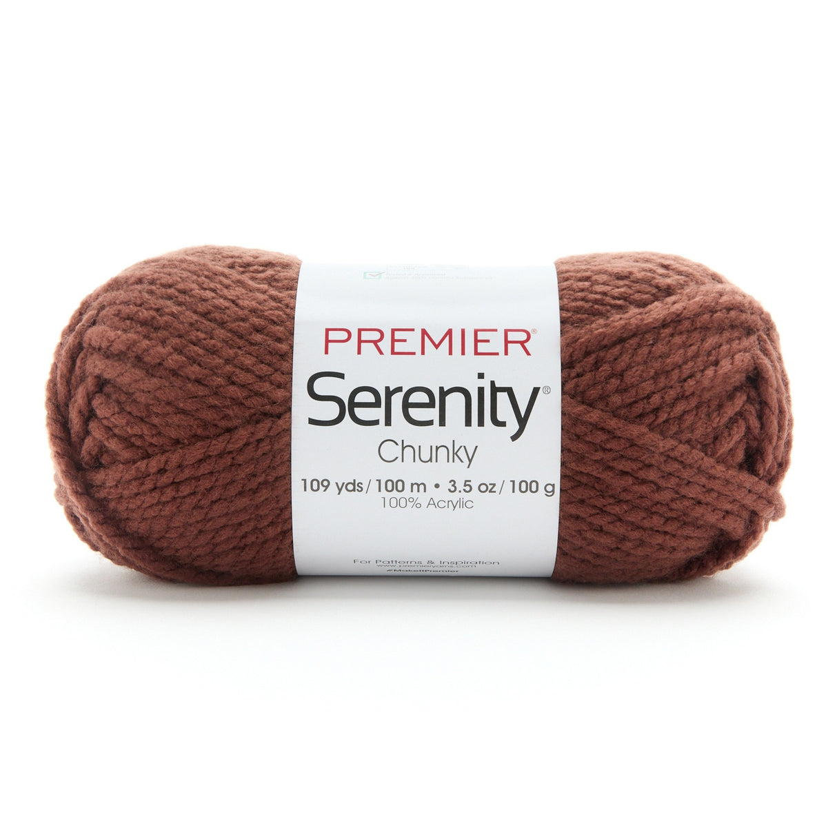 Premier Serenity Chunky Yarn-Coffee