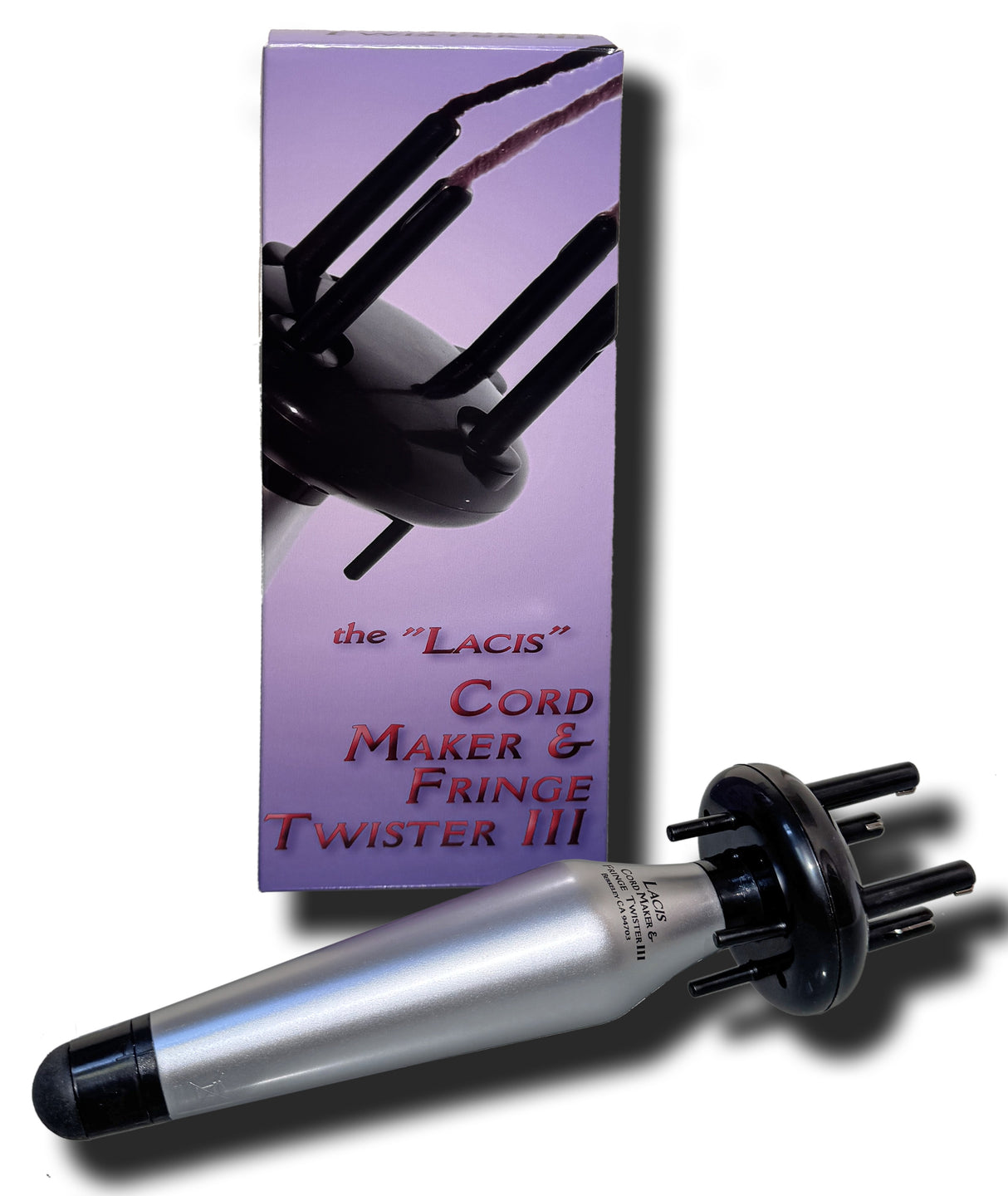 Lacis Cord Maker & Fringe Twister III-Makes 2-4 Ply Cords