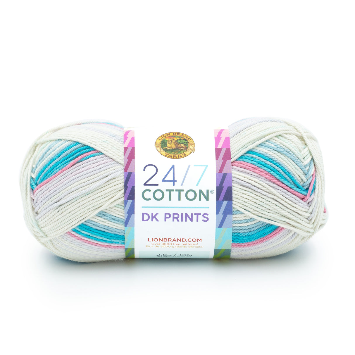 Lion Brand 24/7 Cotton DK Yarn-Magical
