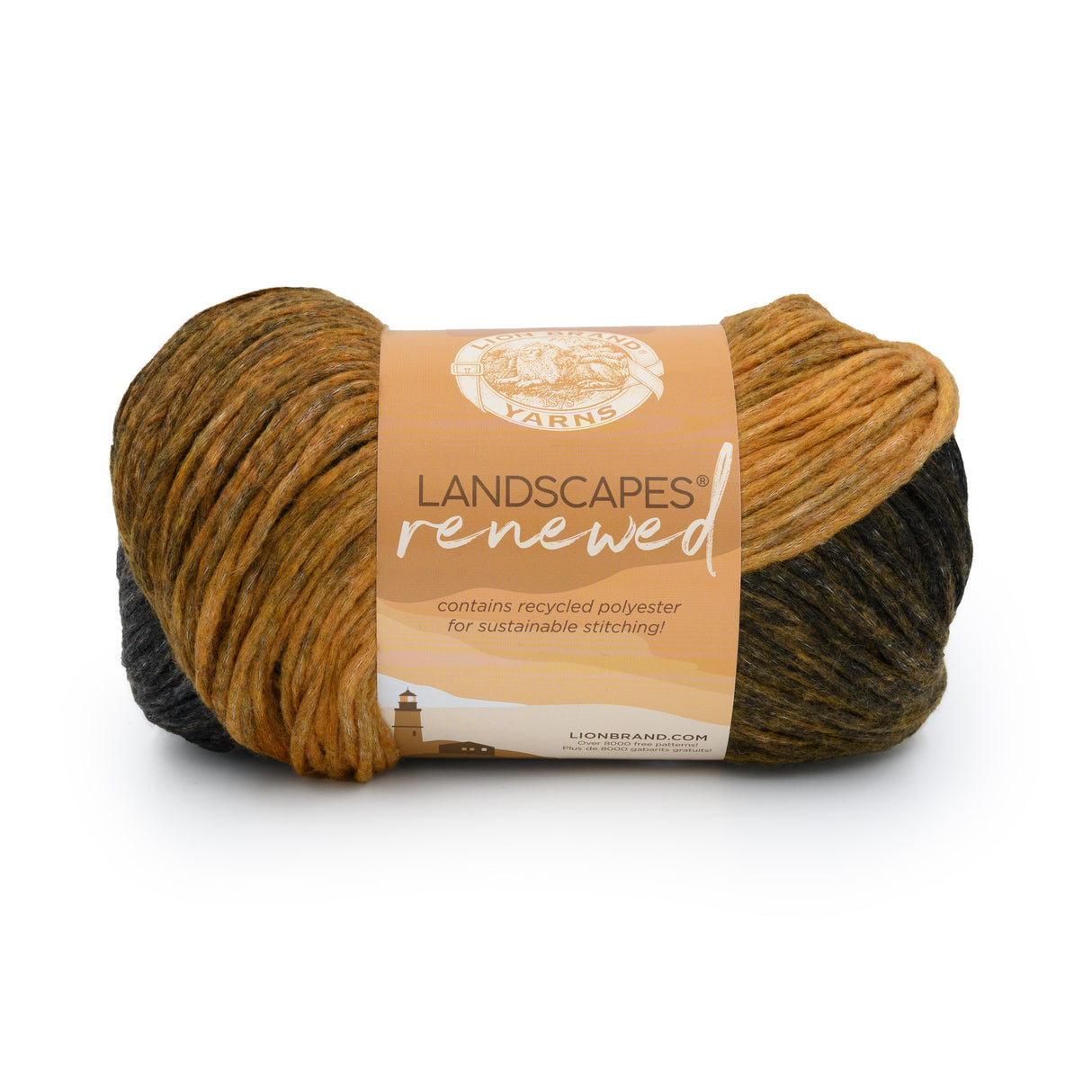 Lion Brand Landscapes Renewed Yarn-Tiger's Eye