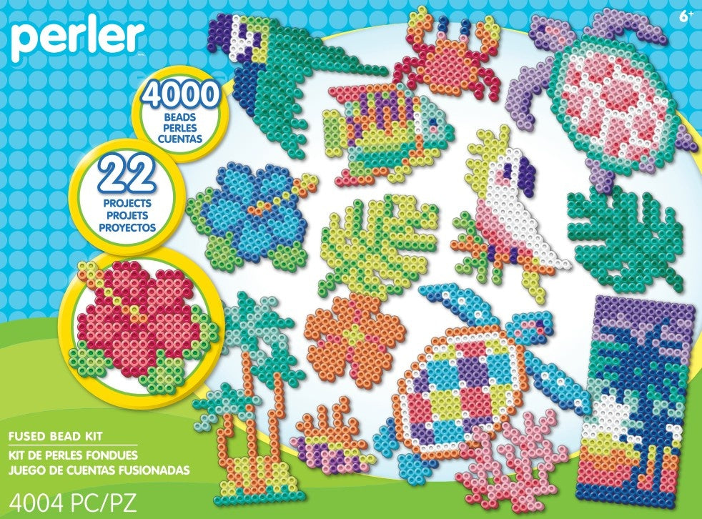 Perler Fused Bead Kit-Tropi-Cool