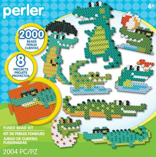 Perler Fused Bead Kit-Crocodiles