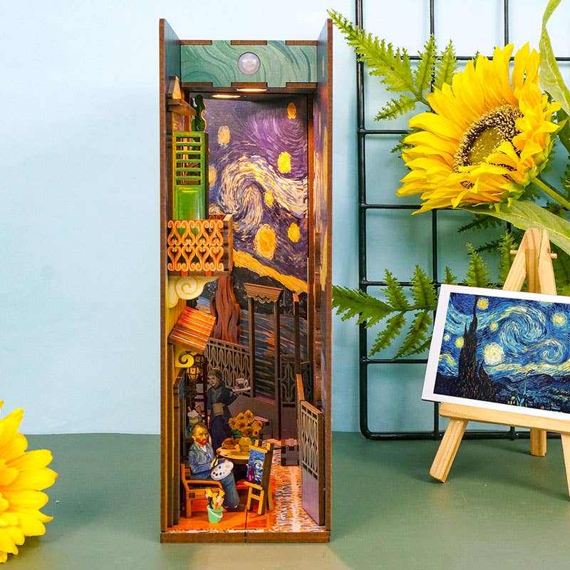DIY Miniature House Book Nook Kit: Vincent's World
