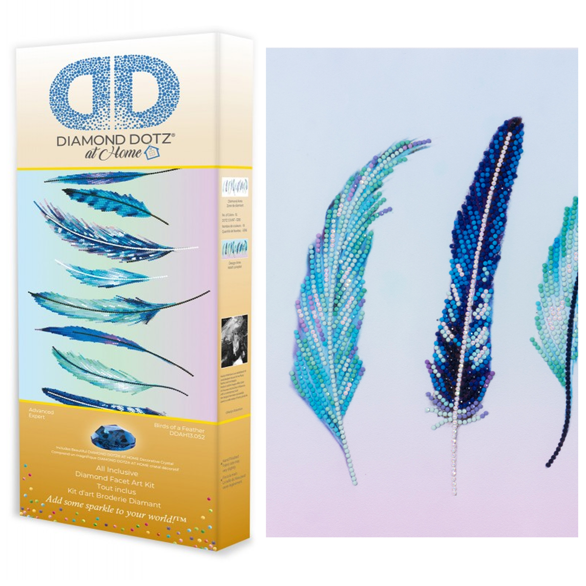 Diamond Dotz Birds of a Feather - 30.3" x 11.8"