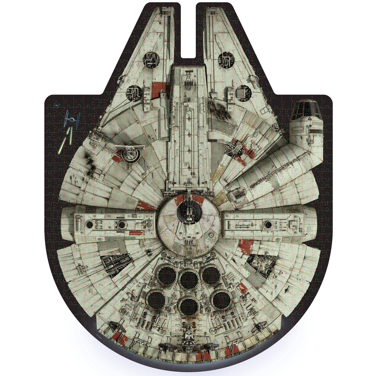 Star Wars Millennium Falcon Jigsaw Puzzle and Trivia
