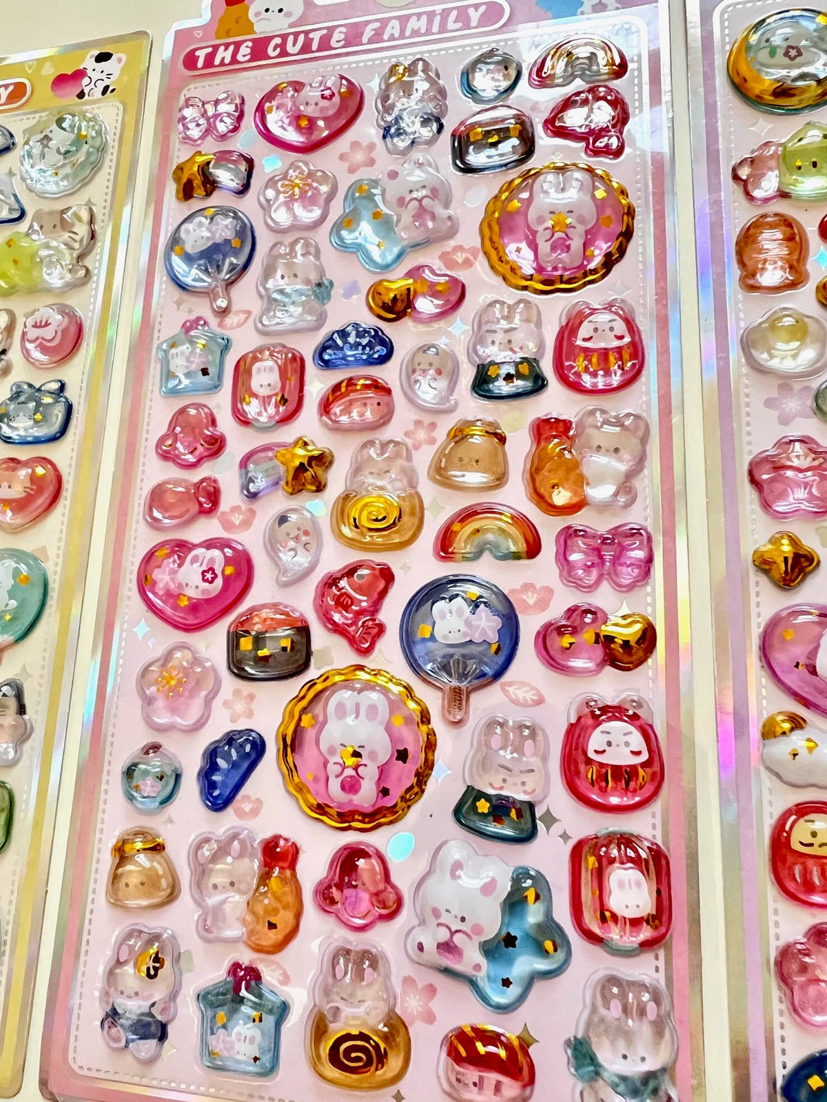 11086 3D Animal Jewel Phone Stickers-12