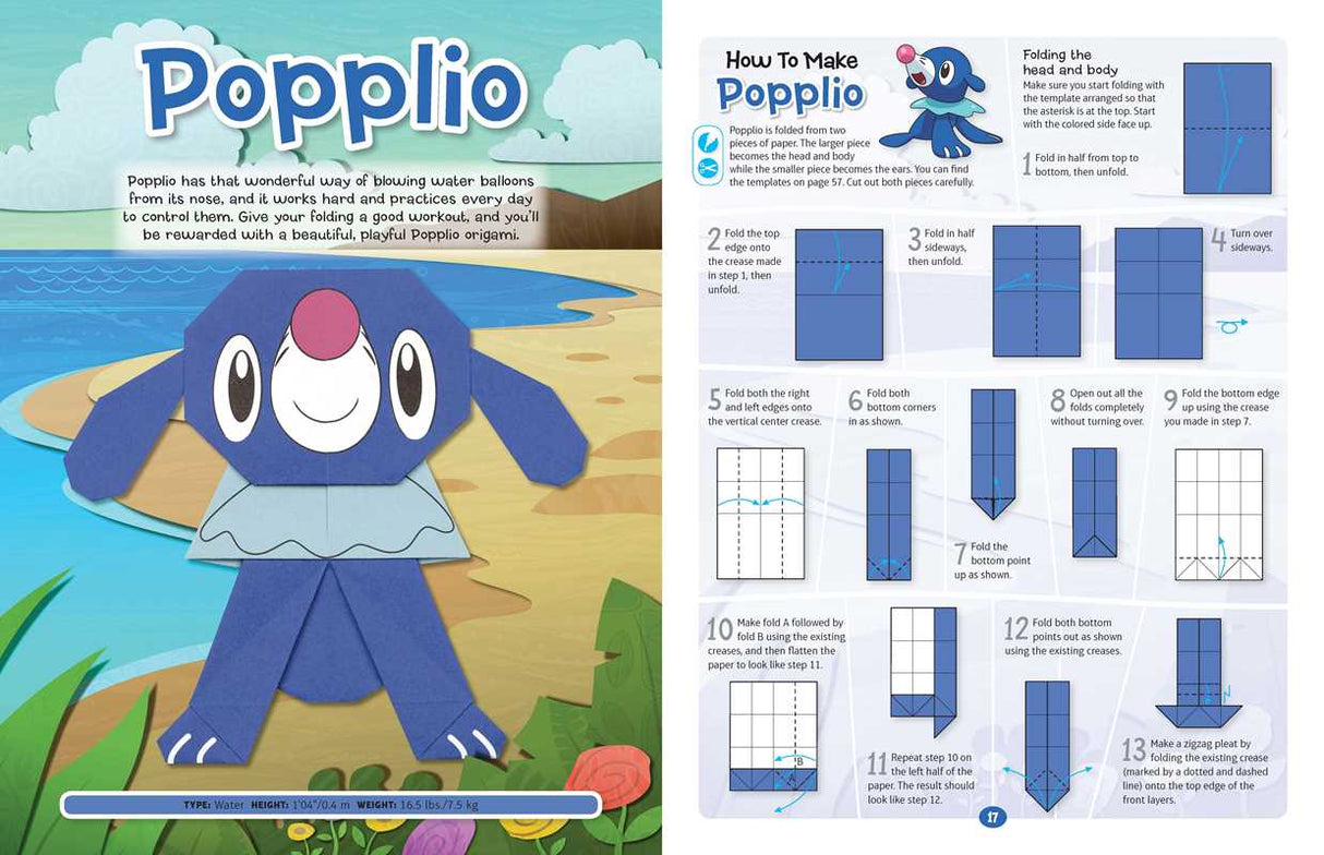 Pokémon Origami: Fold Your Own Alola Region Pokémon by The Pokemon Company International