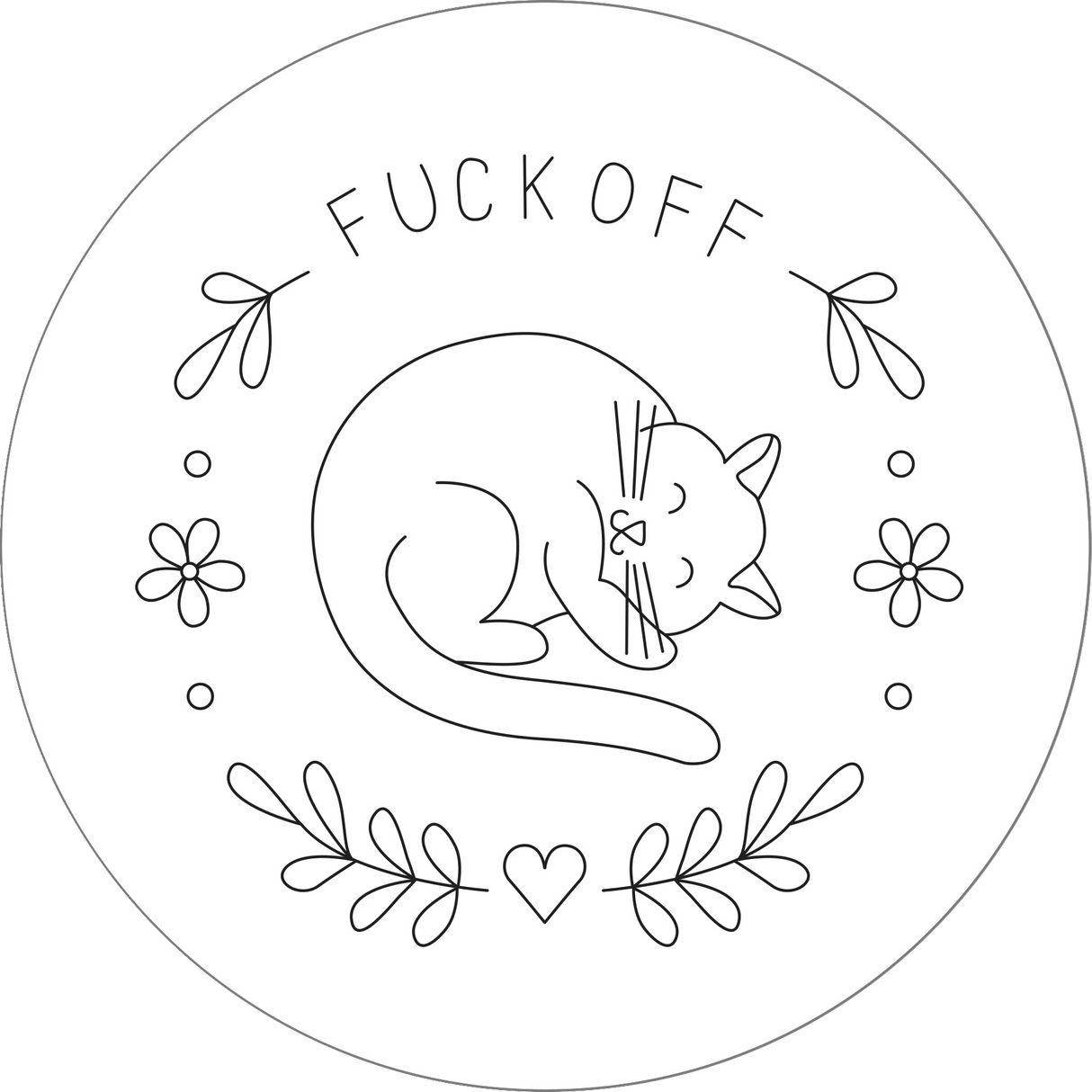 Snarky Embroidery Pattern Transfers