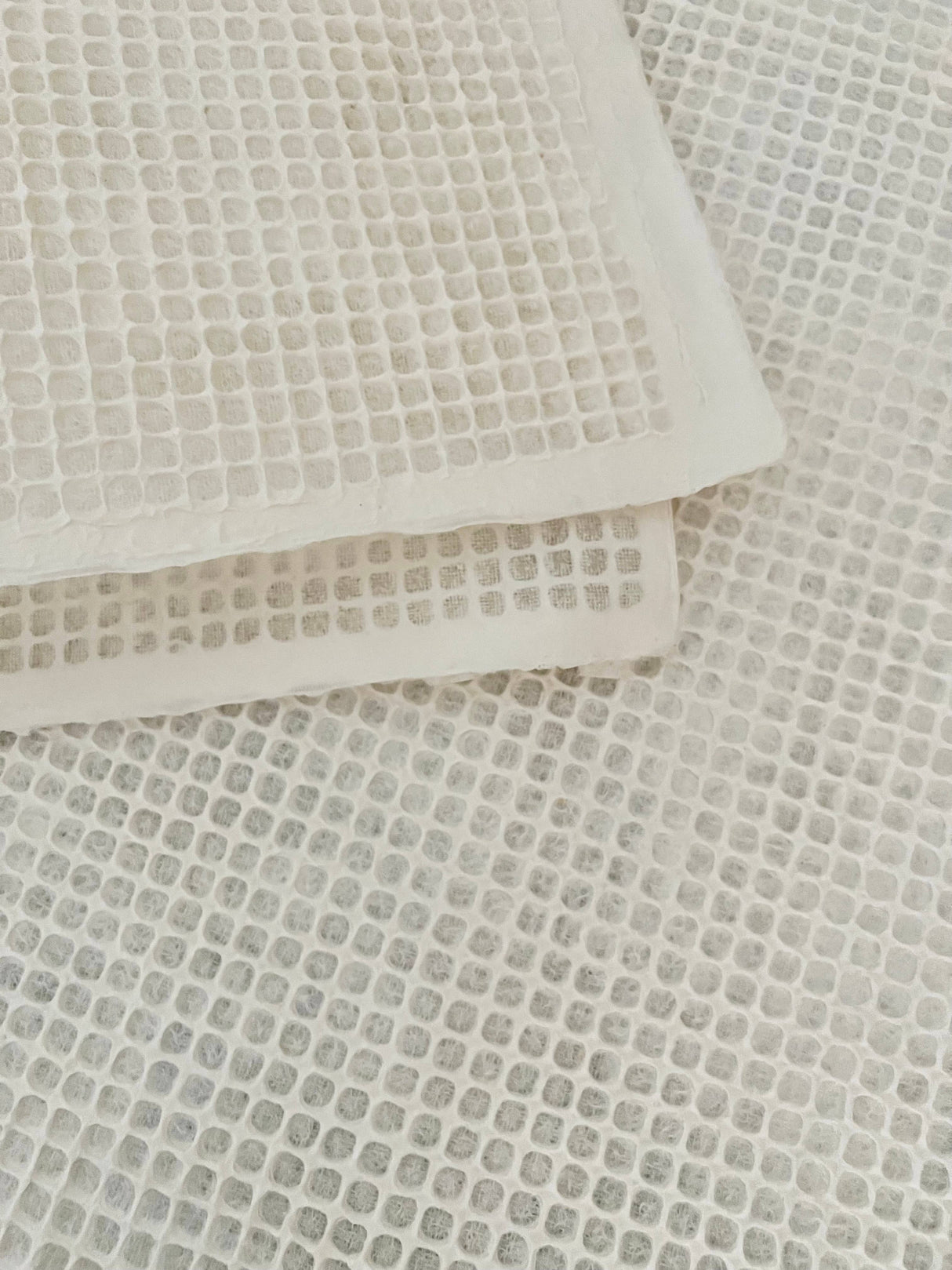 Embossed Grid Mulberry Paper