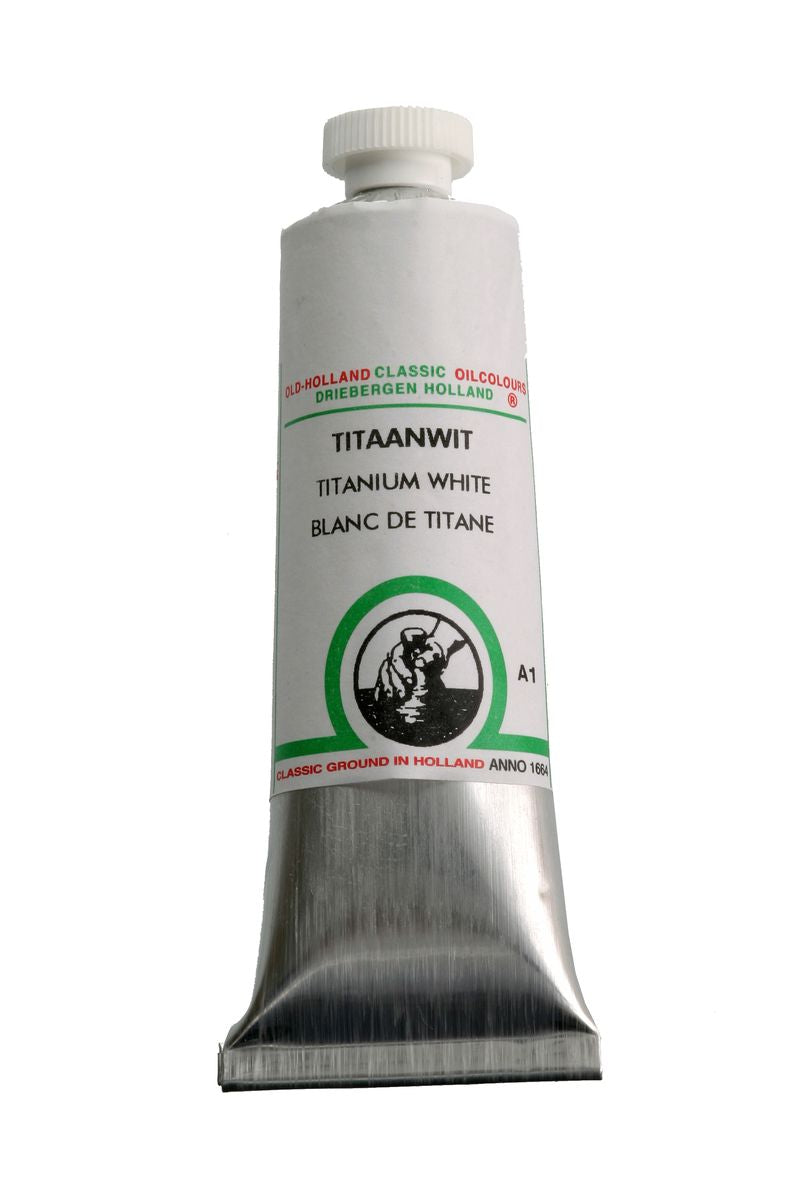Old Holland Classic Oil Color - Titanium White 40 ml tube