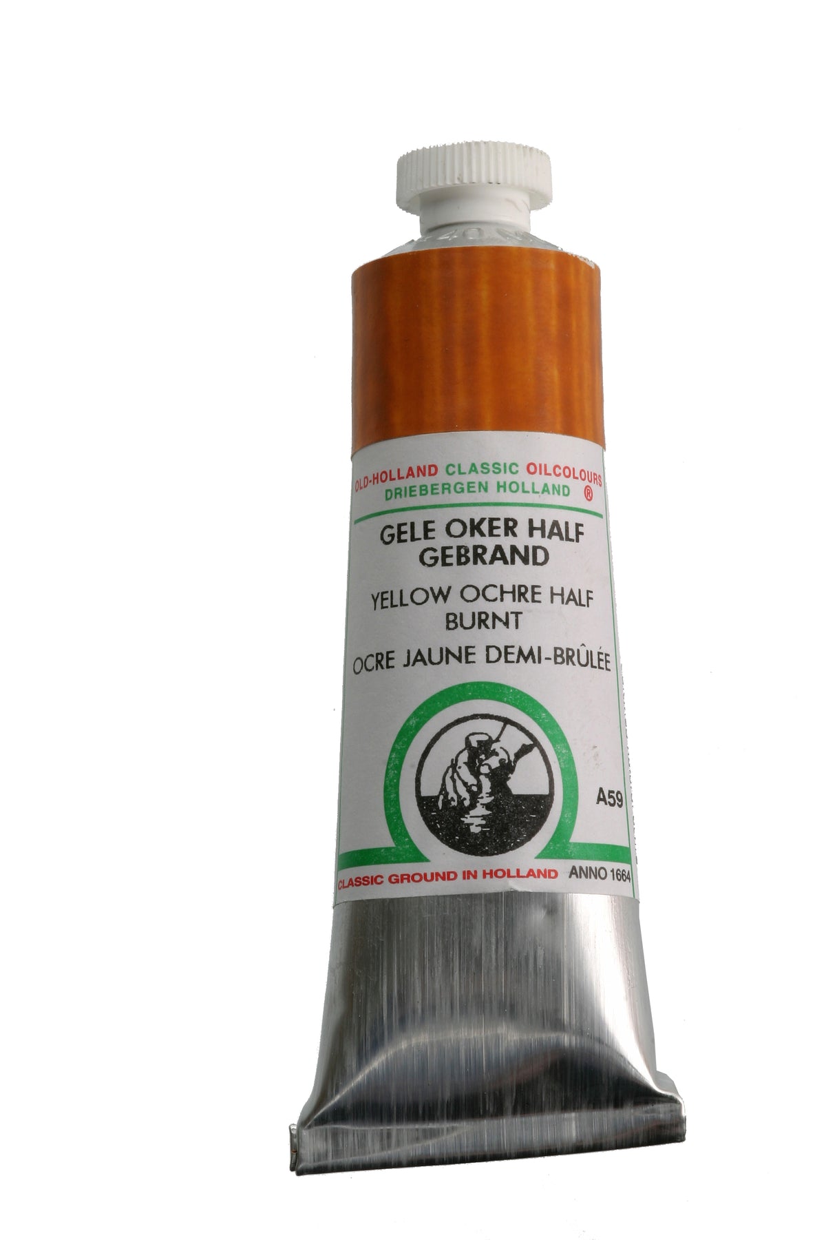 Old Holland Classic Oil Color - Yellow Ochre Half Burnt 40 ml tube