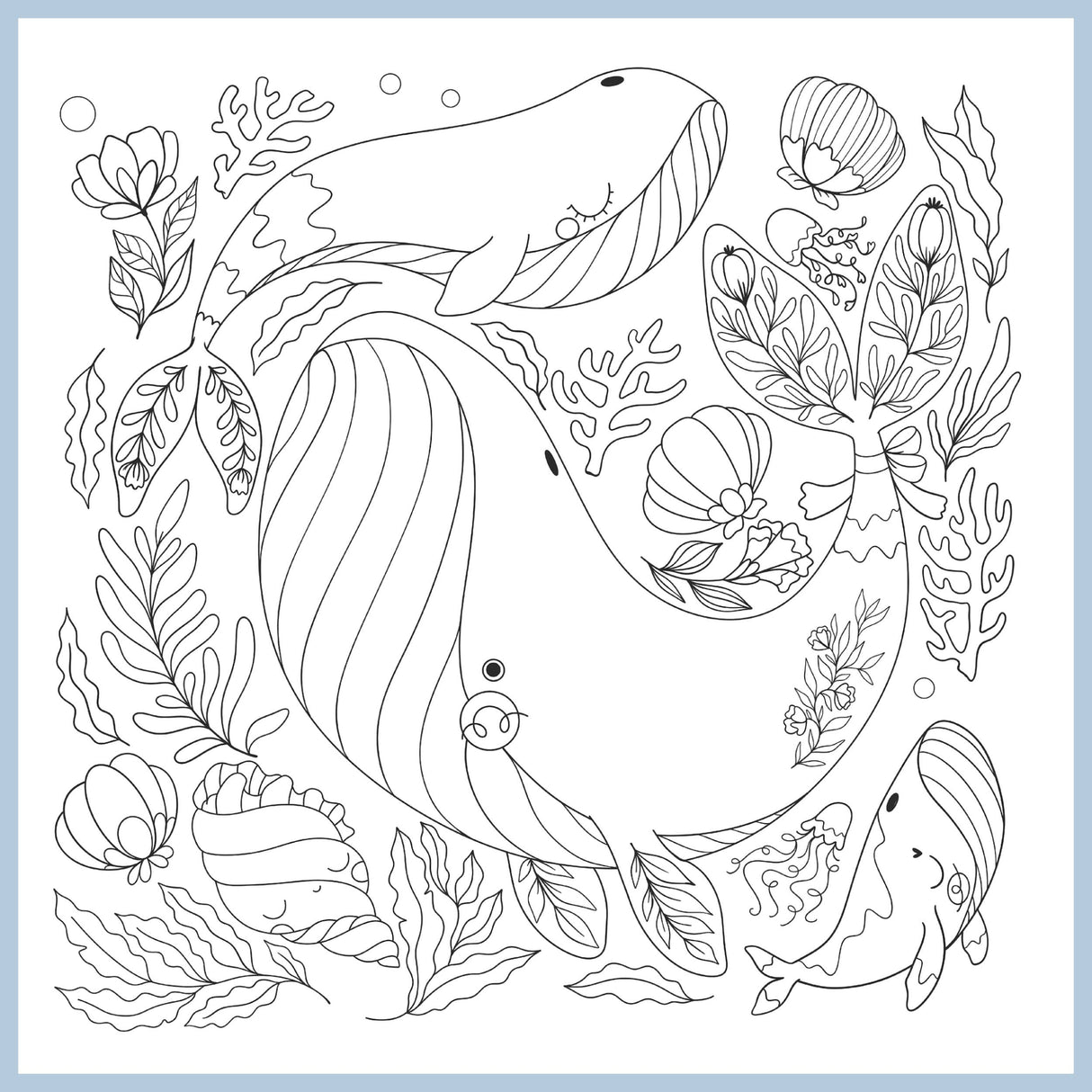 So Many Cute Animals! Sweet & Whimsical Scenes to Color
