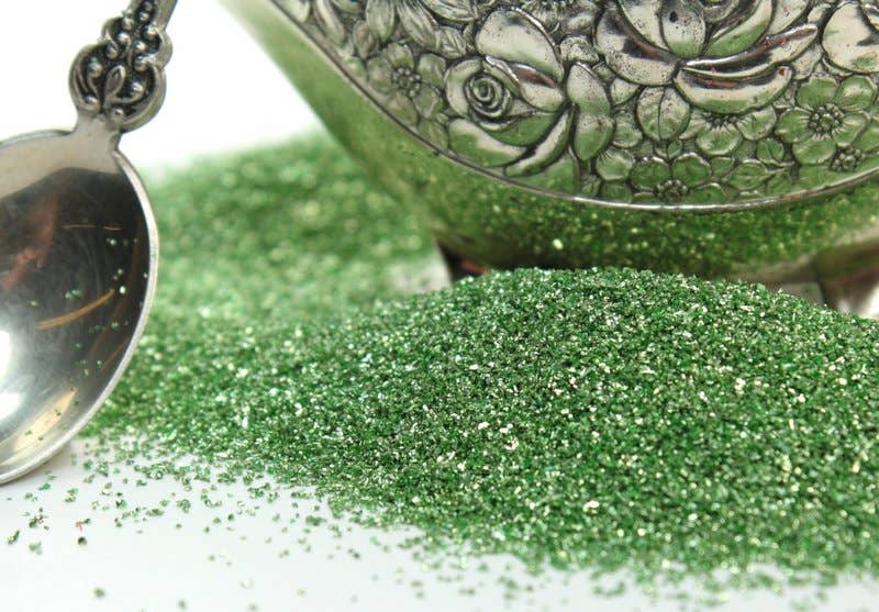 Yellow Green - Glass Glitter - Fine 90 Grit - 14 grams