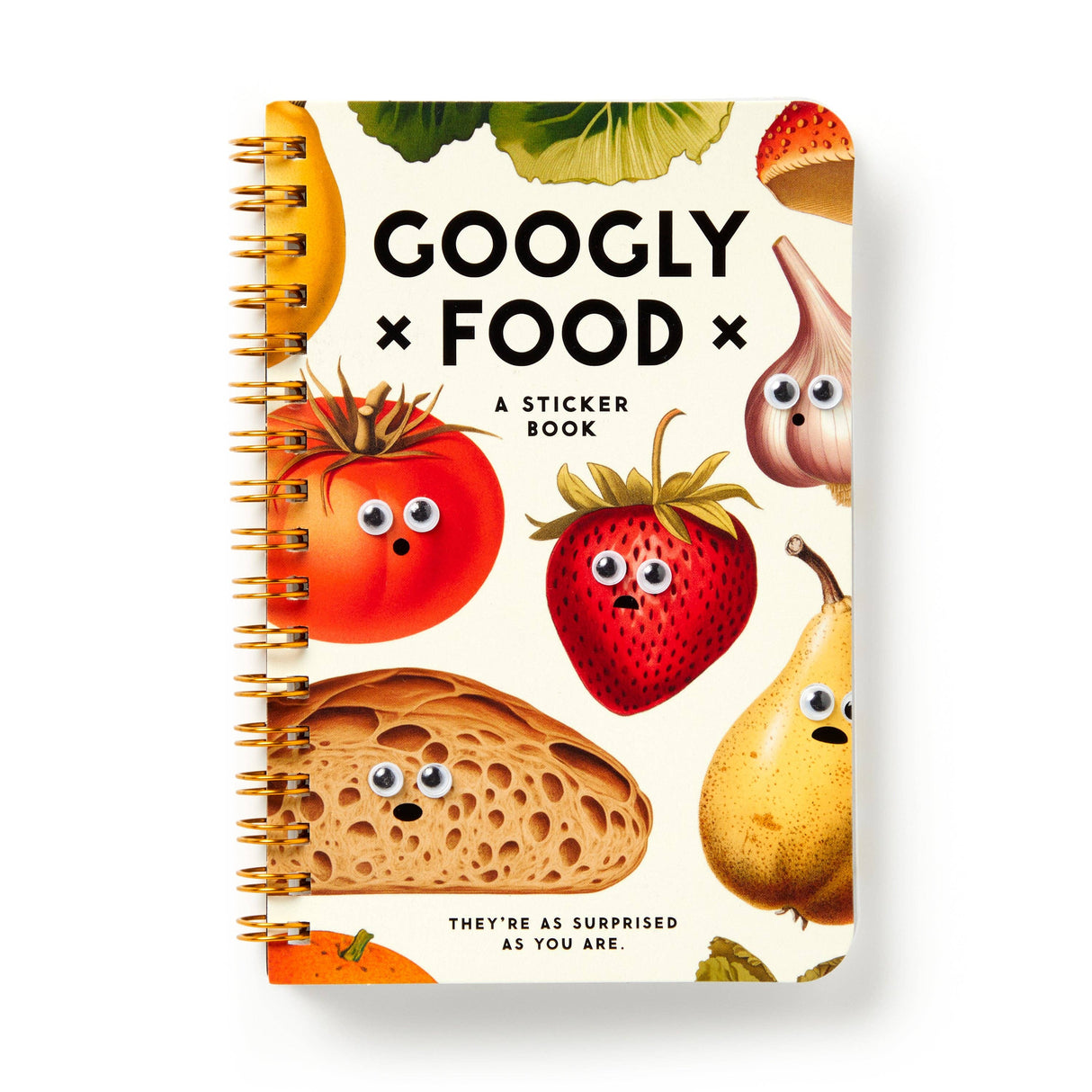 Brass Monkey Googly Food Sticker Book