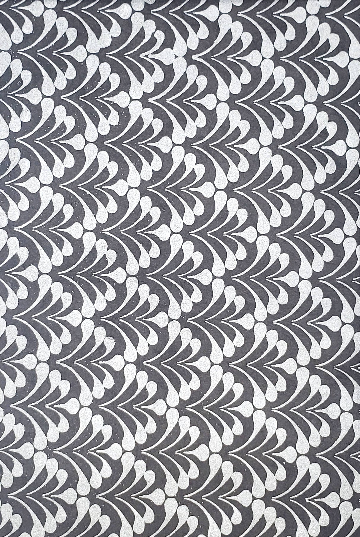 Lokta Peacock, Black And Silver