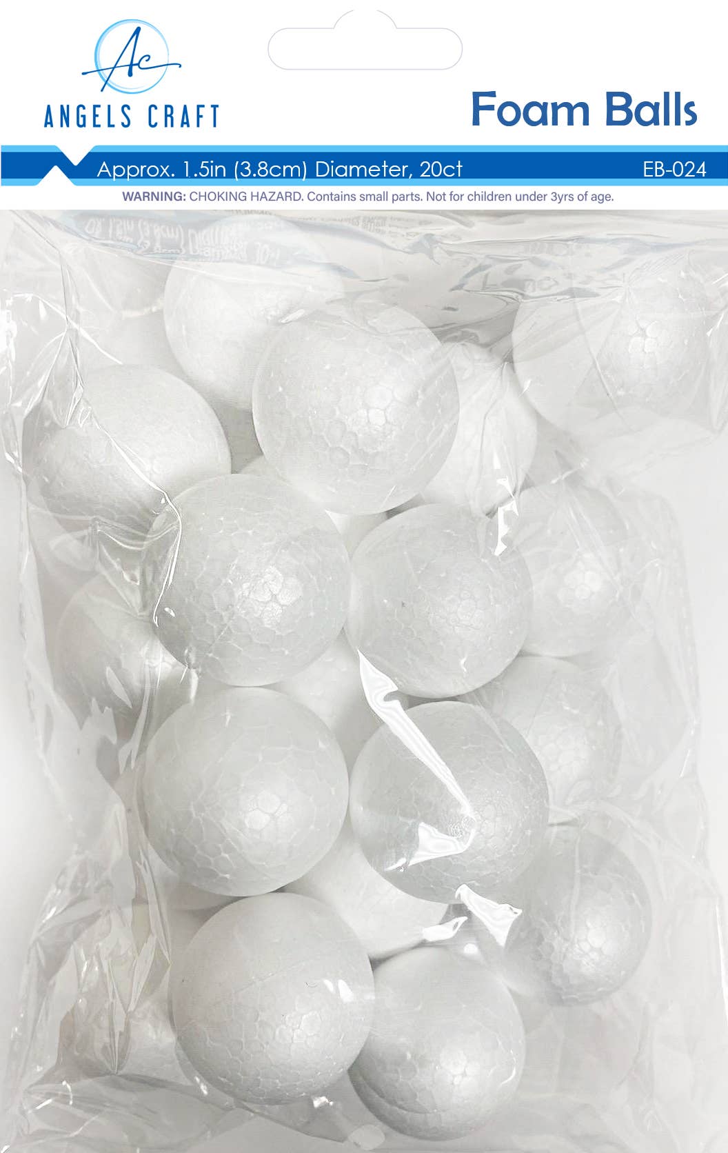 High-Density White Polystyrene Craft Foam Balls