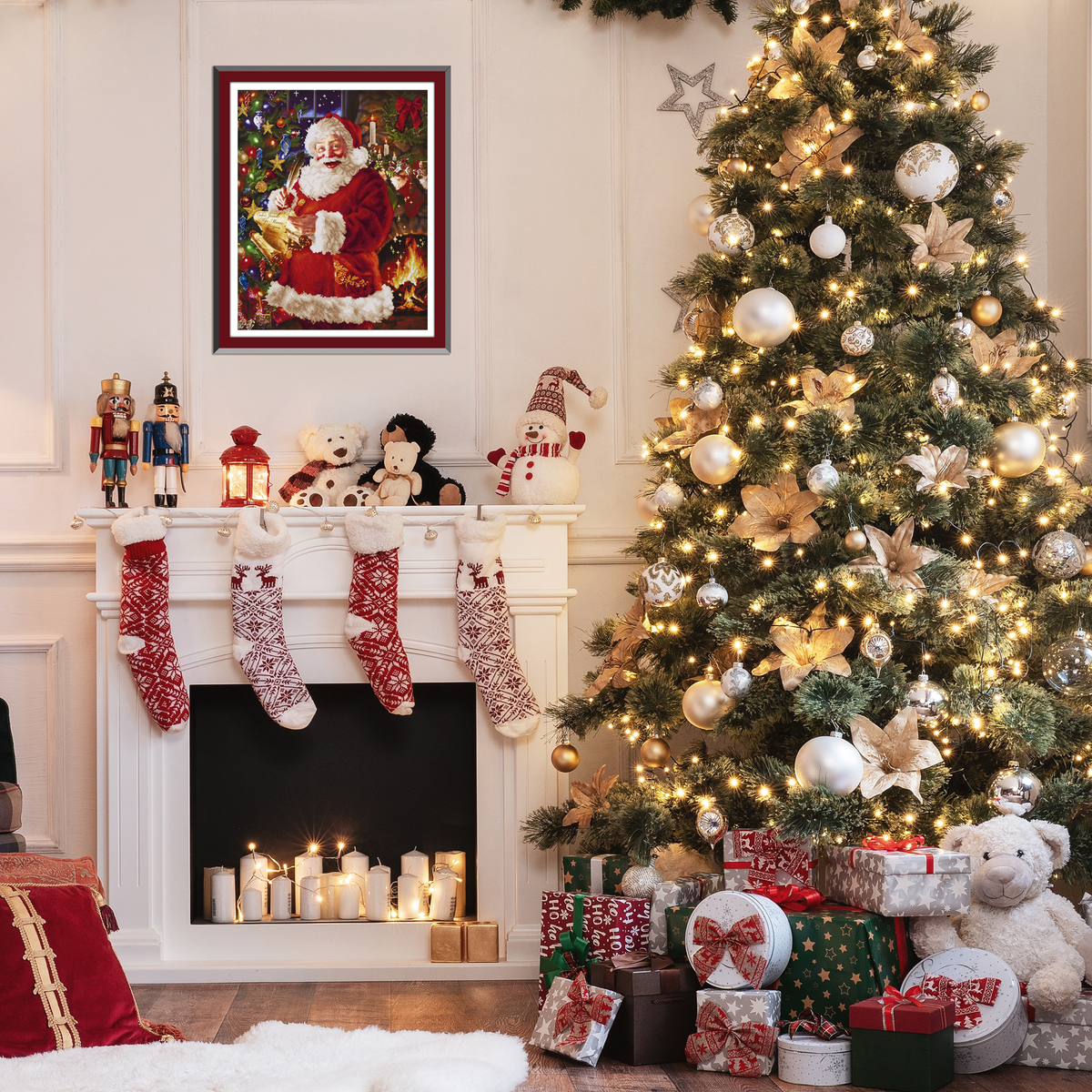 Diamond Dotz Santa's List - 22.4" x 28.4"