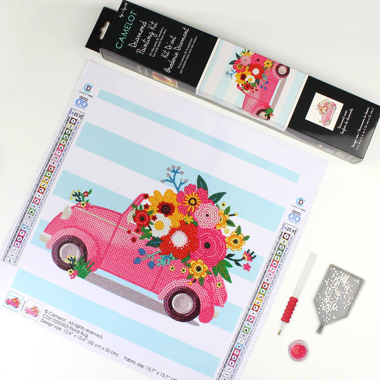 Camelot Dots - Floral Bug Diamond Painting Kit