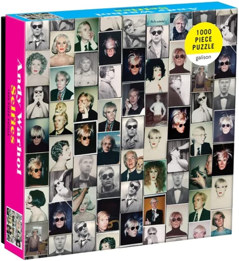 Galison Andy Warhol Selfies Puzzle 1000 Pieces 20" x 27''
