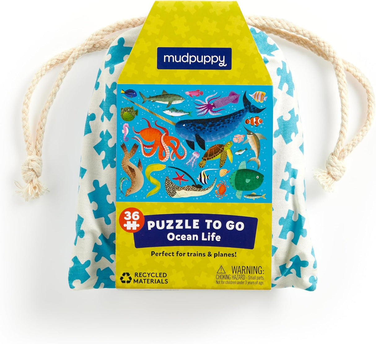 Mudpuppy Ocean Life Puzzle to Go 36 Pieces