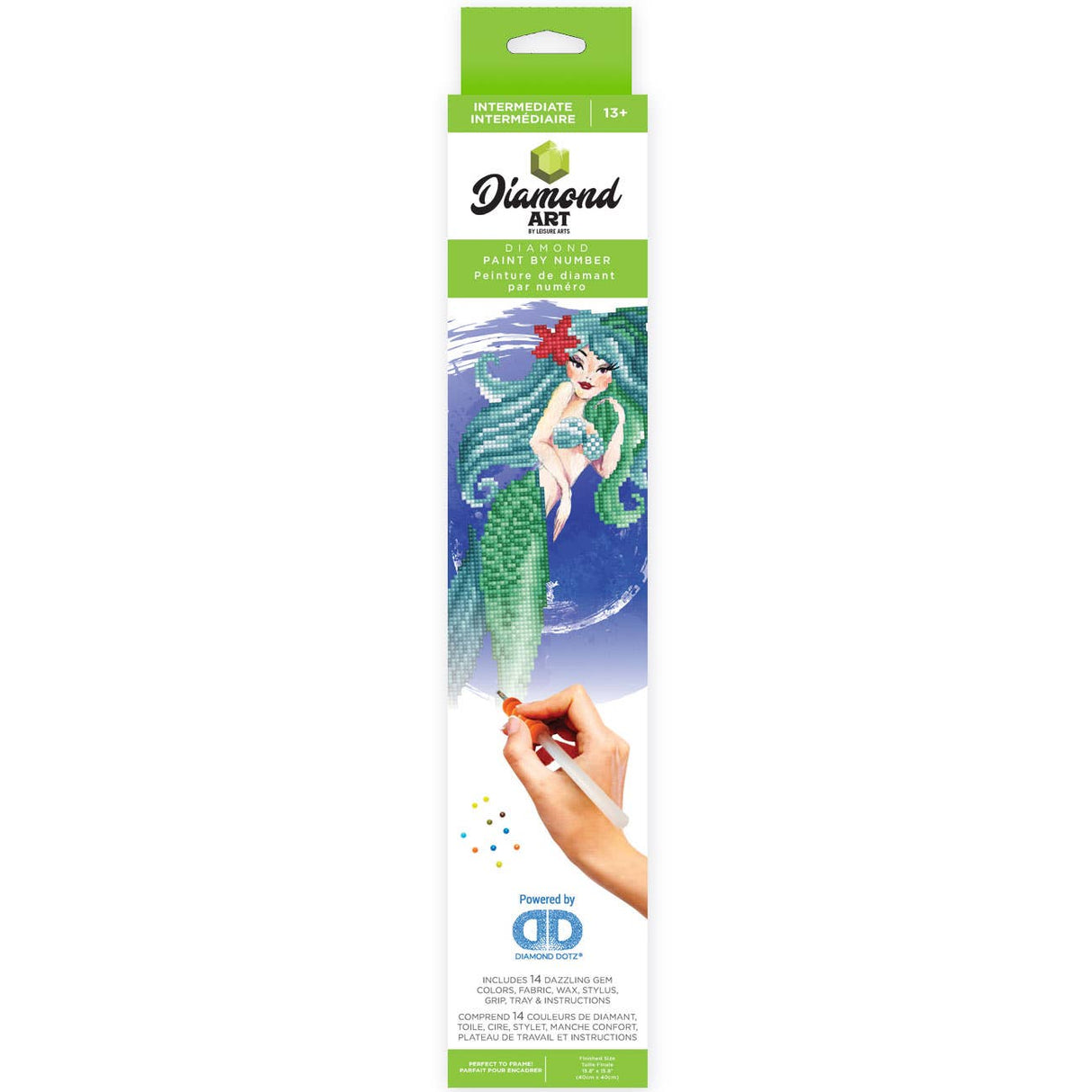 Diamond Arts-Mermaid Diamond Art Kit Intermediate