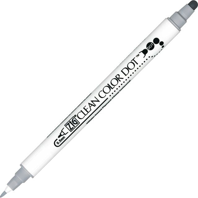 Zig Clean Color Dot Twin, Platinum