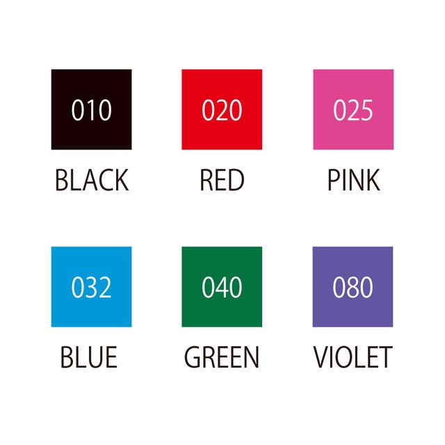 Zig Clean Color Dot Set, 6 colors