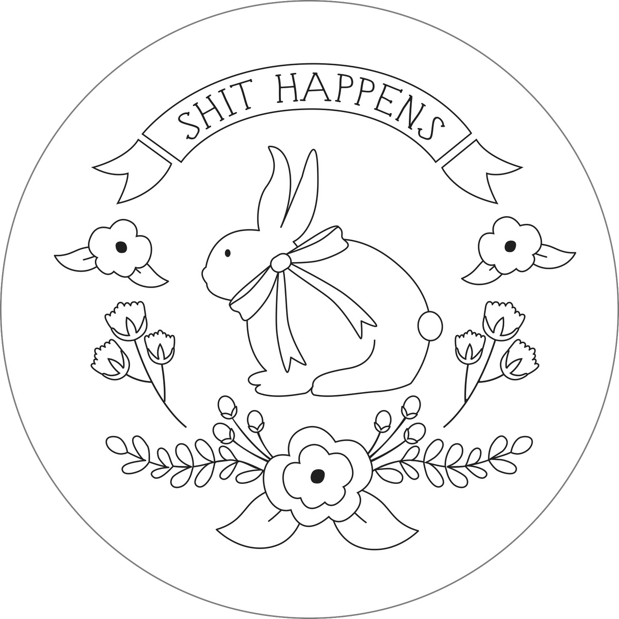 Snarky Embroidery Pattern Transfers