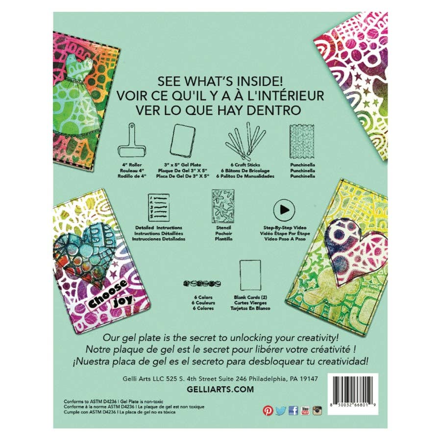 IT'S NEW!!! GELLI ARTS HANDMADE CARD KIT