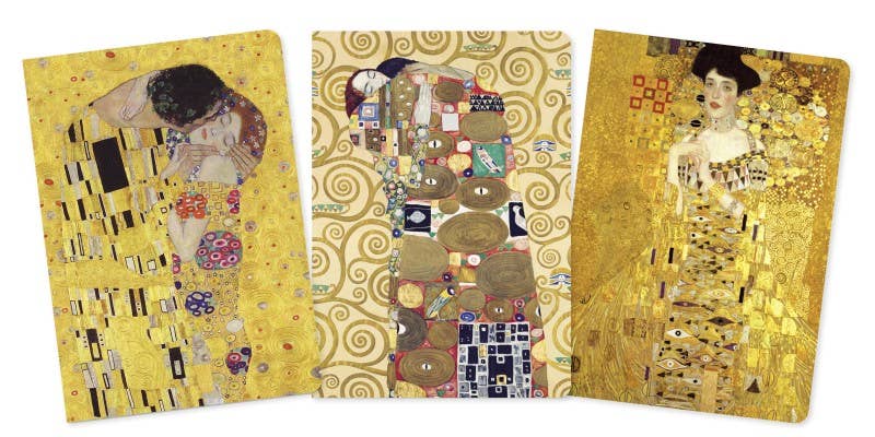 Gustav Klimt: Set Of 3 Standard Notebooks