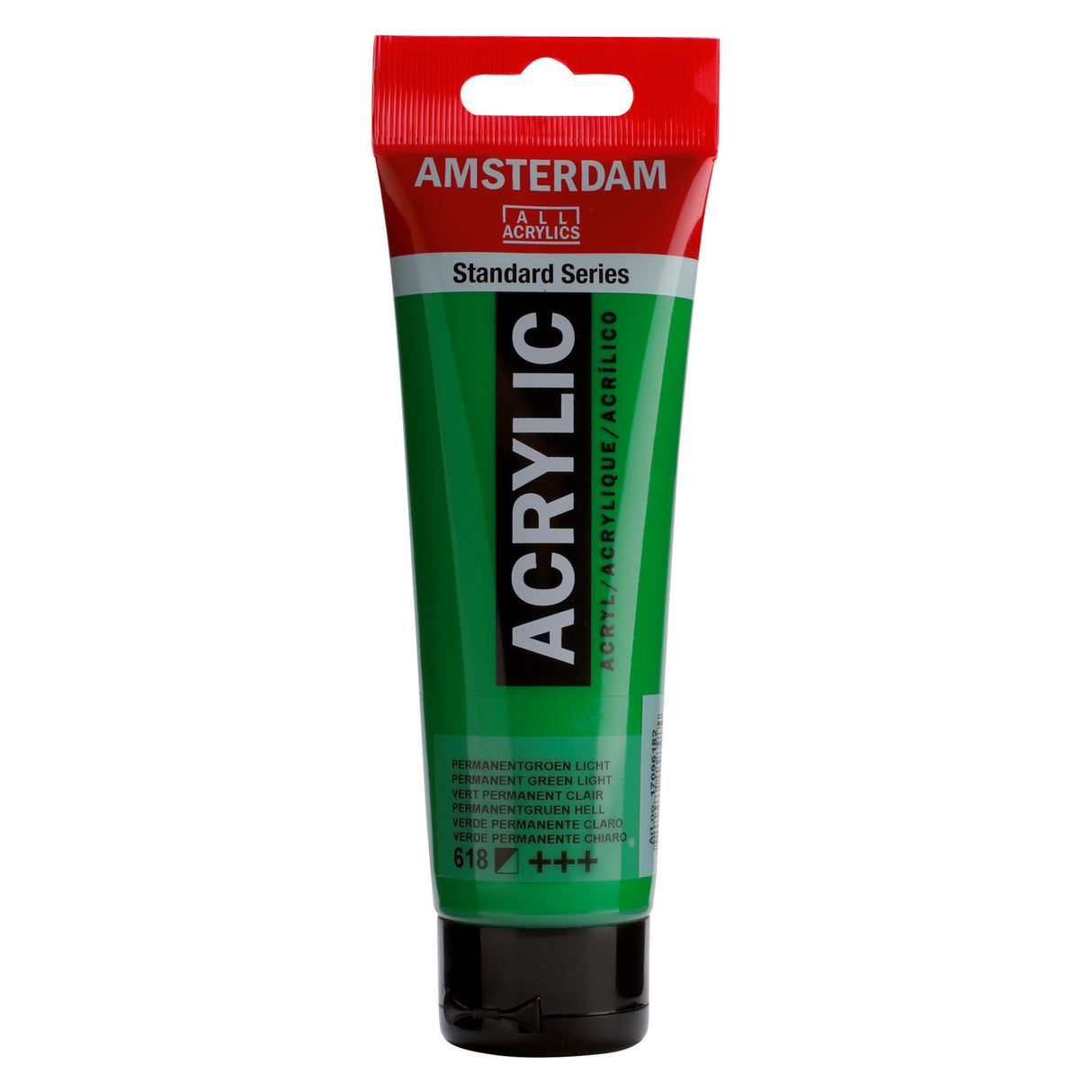 Amsterdam Standard Series Acrylic Paint, 120ml, Permanent Green Light