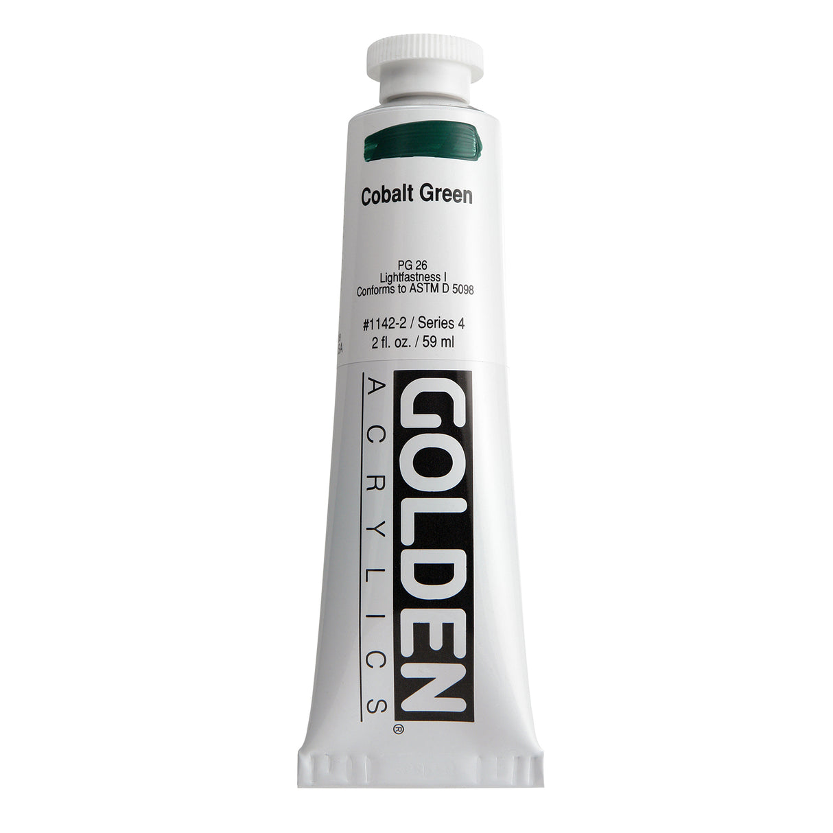 Golden Heavy Body Acrylic, 2 oz., Cobalt Green