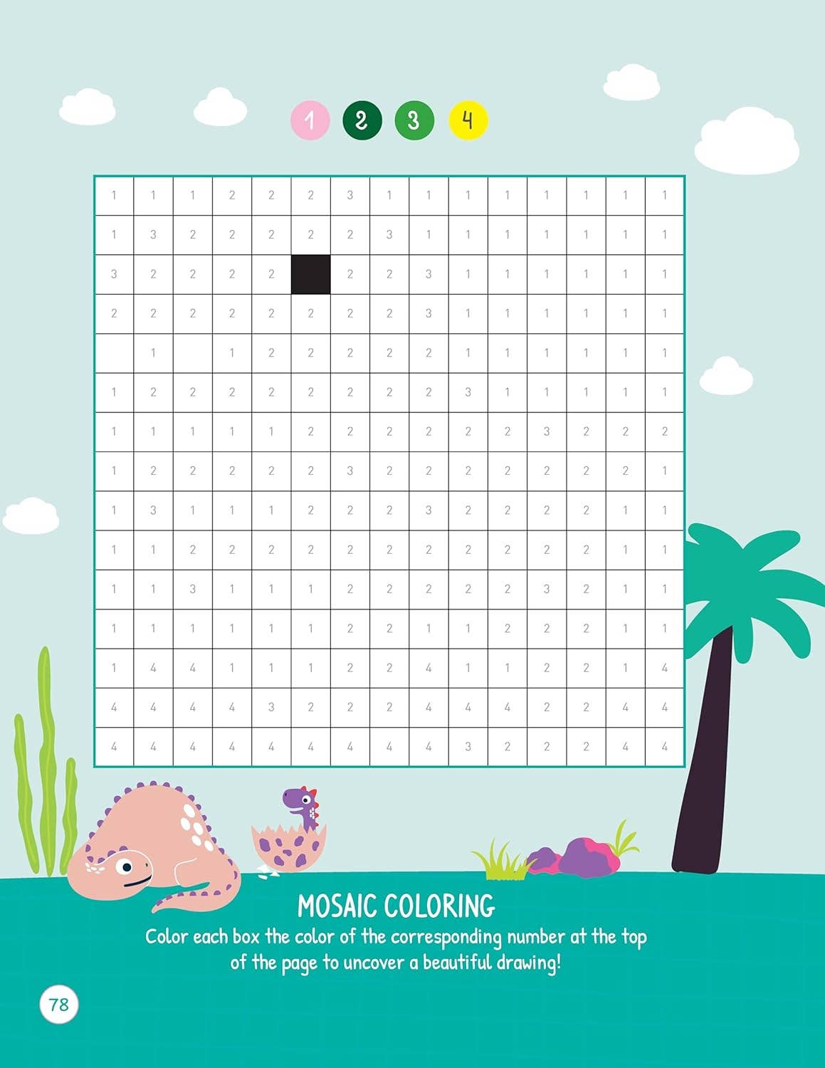 Dinosaurs Activity Book-Puzzles, Games, Coloring & More!